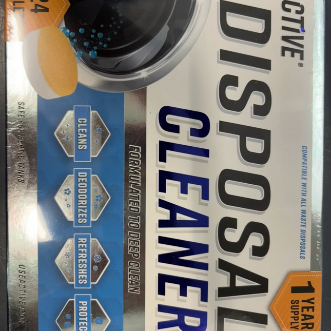 Garbage Disposal Cleaner Deodorizer Tablets 24 Pack