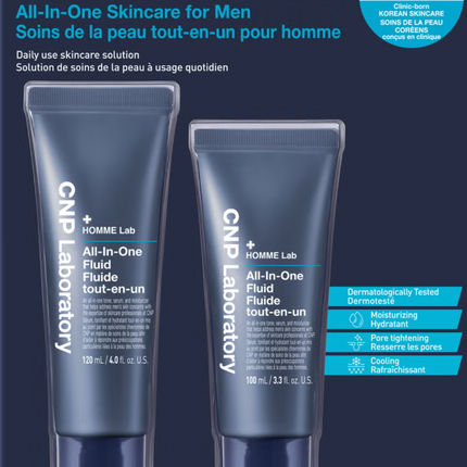 CNP Homme Lab All-In-One Fluid, 120 mL + 100 mL