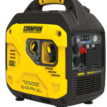 Champion 3300W Running / 4000W Peak Dual Fuel Inverter Generator with CO Shield