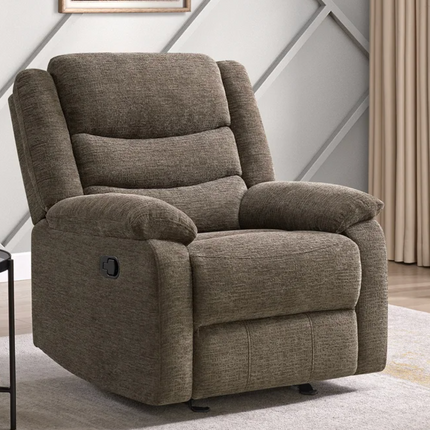Oliver Fabric Glider Rocker Recliner