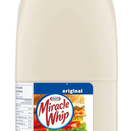 Kraft Miracle Whip, 3.78 L