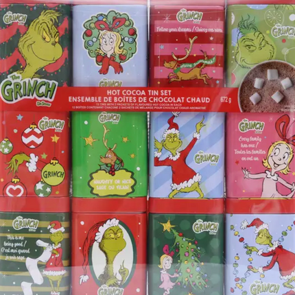 The Grinch Hot Cocoa Tin Set 10-12 ct