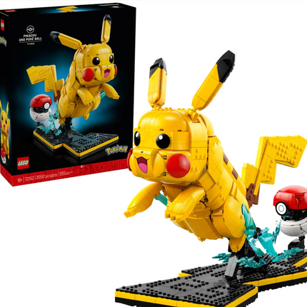 LEGO Pokémon Pikachu and Poké Ball 72152 OPENED