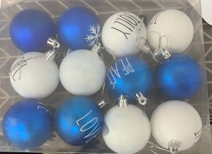 Medoore 12 pieces WInter Ball Ornaments