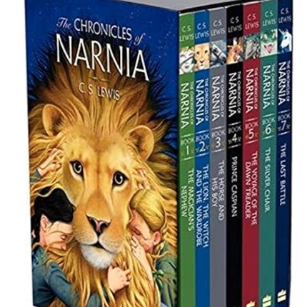 The Chronicles of Narnia 8-Book Box Set + Trivia Book