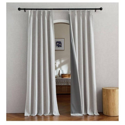 NICETOWN Curtains Blackout 34x84" Light Gray