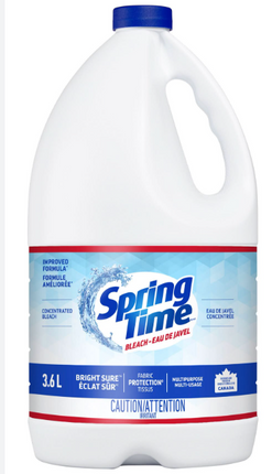 Springtime Concentrated Multipurpose Bleach 3.6l