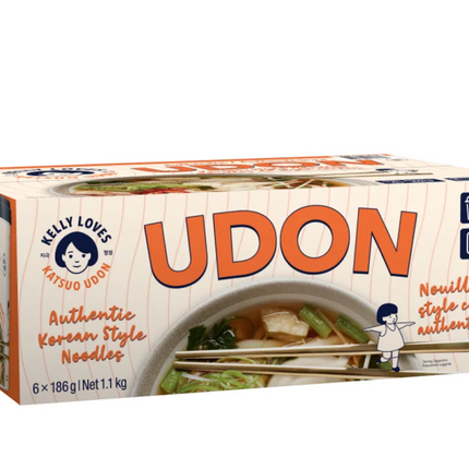 Kelly Loves Udon Noodle Bowl, 5-6 × 186 g