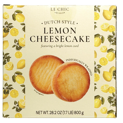 Le Chic Lemon Cheesecake Cakes 10-15 Ct x 800g