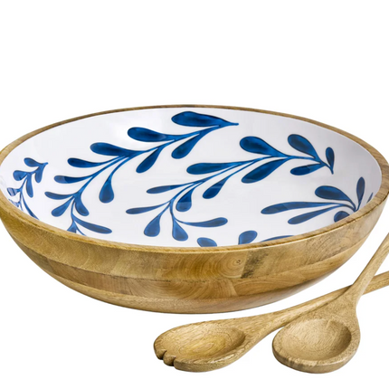 3 Piece Tula Maison Neuve Enamelled Bowl & Servers