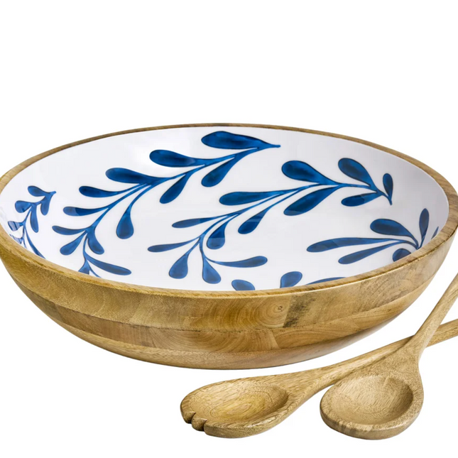 3 Piece Tula Maison Neuve Enamelled Bowl & Servers