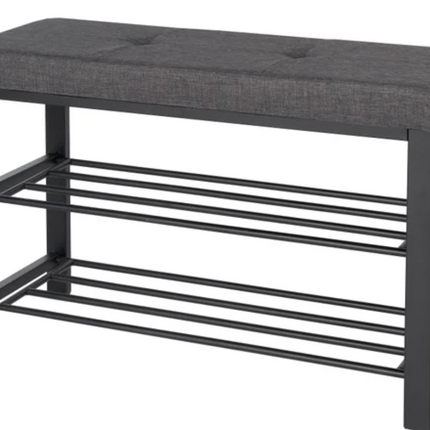 Neatfreak Fabric Upholstered Shoe Storage Bench