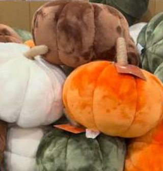 On Orchard Road Pumpkin Decor Cushion GREEN