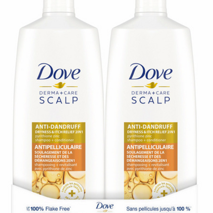 Dove 2-in-1 Derma + Care Shampoo 1 x 1.18L