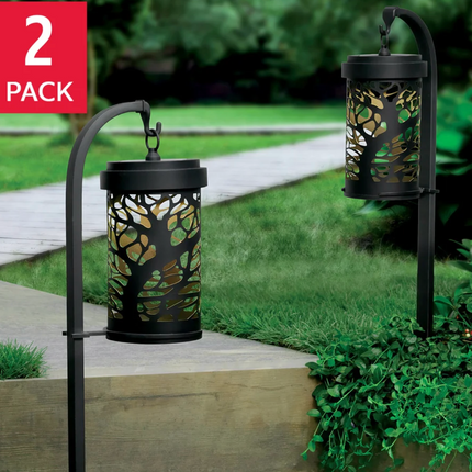 PL Solar Shepherd's Hook Landscape Light, Pack of 2