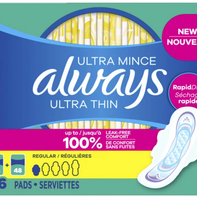 Always Regular Pads 96 Count