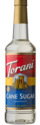 Torani Cane Sugar Syrup - 750ml