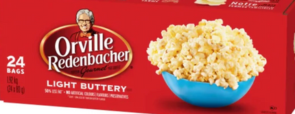 Orville Redenbacher’s Light Buttery, 18-24 × 80 g