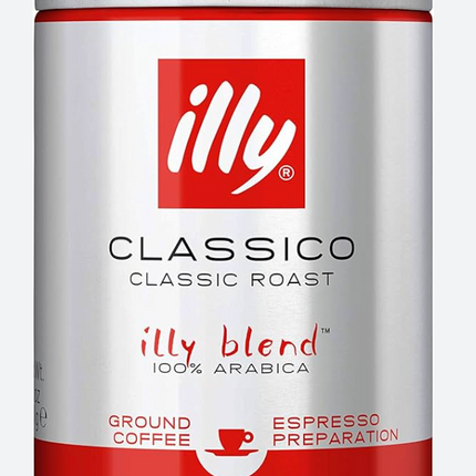 Illy Classic Roast Ground Coffee 250g