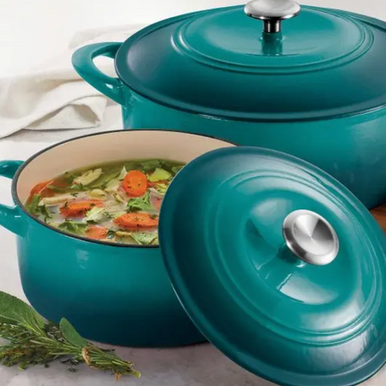 Tramontina Enameled Cast Iron Dutch Oven, 2-pack