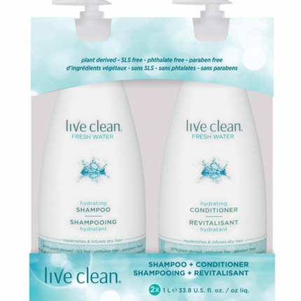 Live Clean Shampoo & Conditioner Used