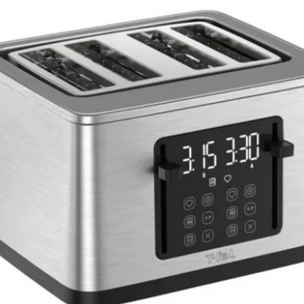 T-fal 4 Slice Digital Toaster, USED