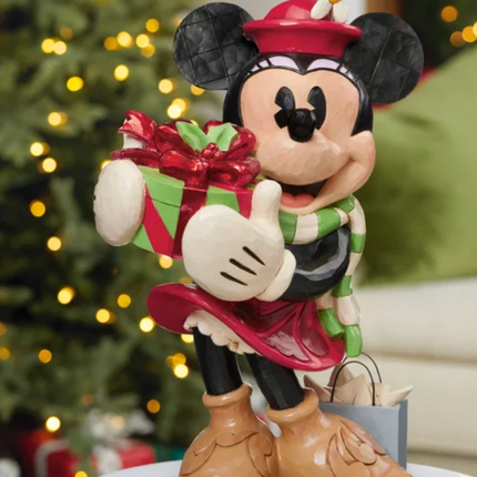 Holiday Minnie with Presents Statue 45,72 cm (18 in.)