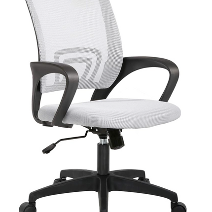 BestOffice Home Office Chair Ergonomic Desk Chair Mesh White