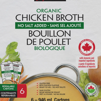 KS Organic Chicken Broth,  946 mL