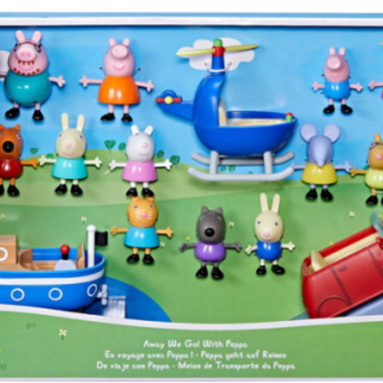 Hasbro Away We Go! With Peppa Pig Toy Set