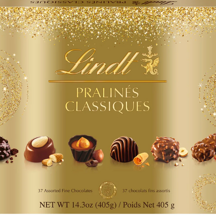 Lindt Pralines Classiques Assorted Fines Chocolates, 405 g