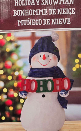 Holiday Snowman 14"