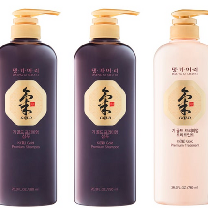 Daeng Gi Meo Ri Ki Gold Premium Hair Treatment Trio