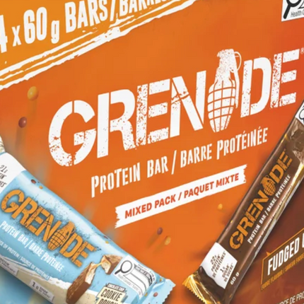 Grenade Protein Bar Variety Pack, 10-14 × 60 g