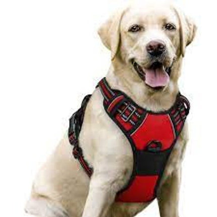 PENSEEPET Dog Harness MED  RED