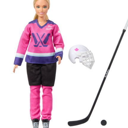 Barbie Tim Hortons Doll & Throw Gift Set