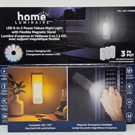 home LUMINAIRE LED 3-Pack Night Light
