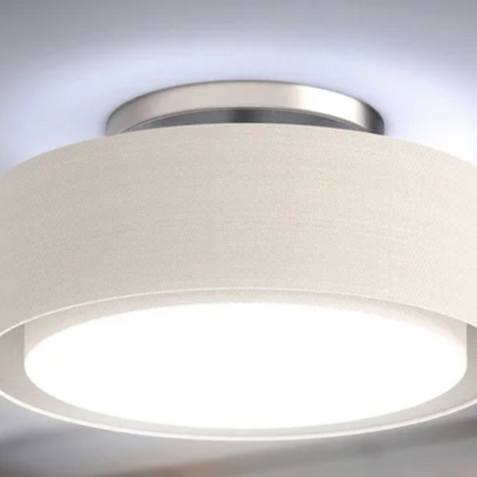 KODA Duo-Mount Fabric Drum Ceiling Light