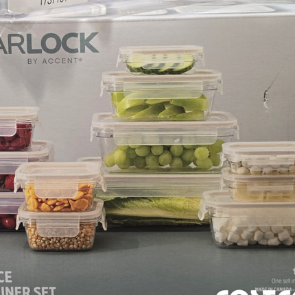 Clearlock 24-piece food storage set