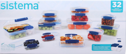 Sistema 18 Piece Food Storage USED