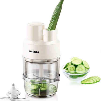 Cusimax Food Processor, 230w 2-Speed Control Electric Slicer