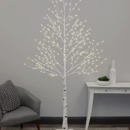 LED 7 ft Birch Tree