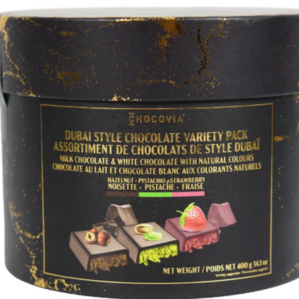 Dubai Style Chocolate Variety Pack, 400 g OPENED