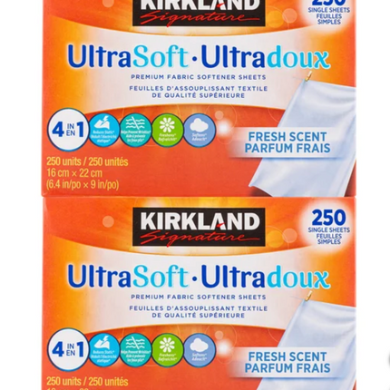 KS UltraSoft Fabric Softener, 2-pack Opened