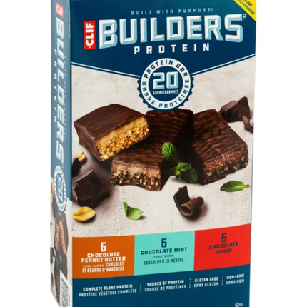 Clif Builders Protein Bars, 15-18x68 g
