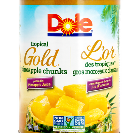 Dole Tropical Gold Pineapple Chunks 5-6 x 540mL