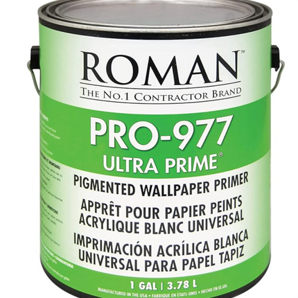 ROMAN PRO-977 White Wallpaper Primer 1 Gallon, White
