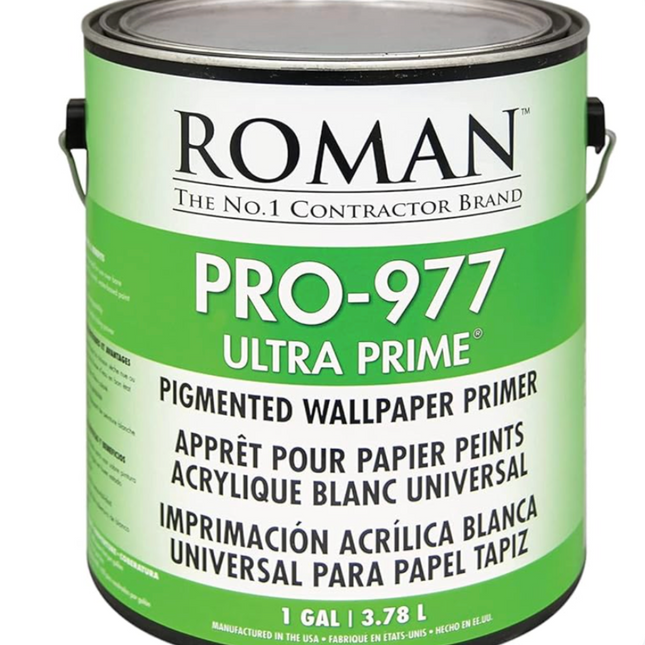 ROMAN PRO-977 White Wallpaper Primer 1 Gallon, White