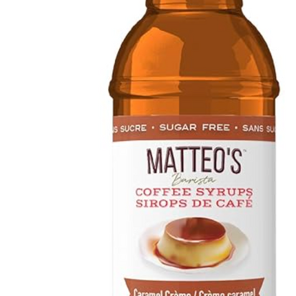 Matteo's Sugar Free, CARAMEL 750ml
