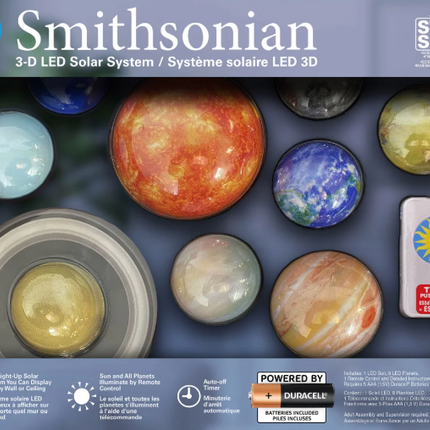 Smithsonian 3-D LED Solar System